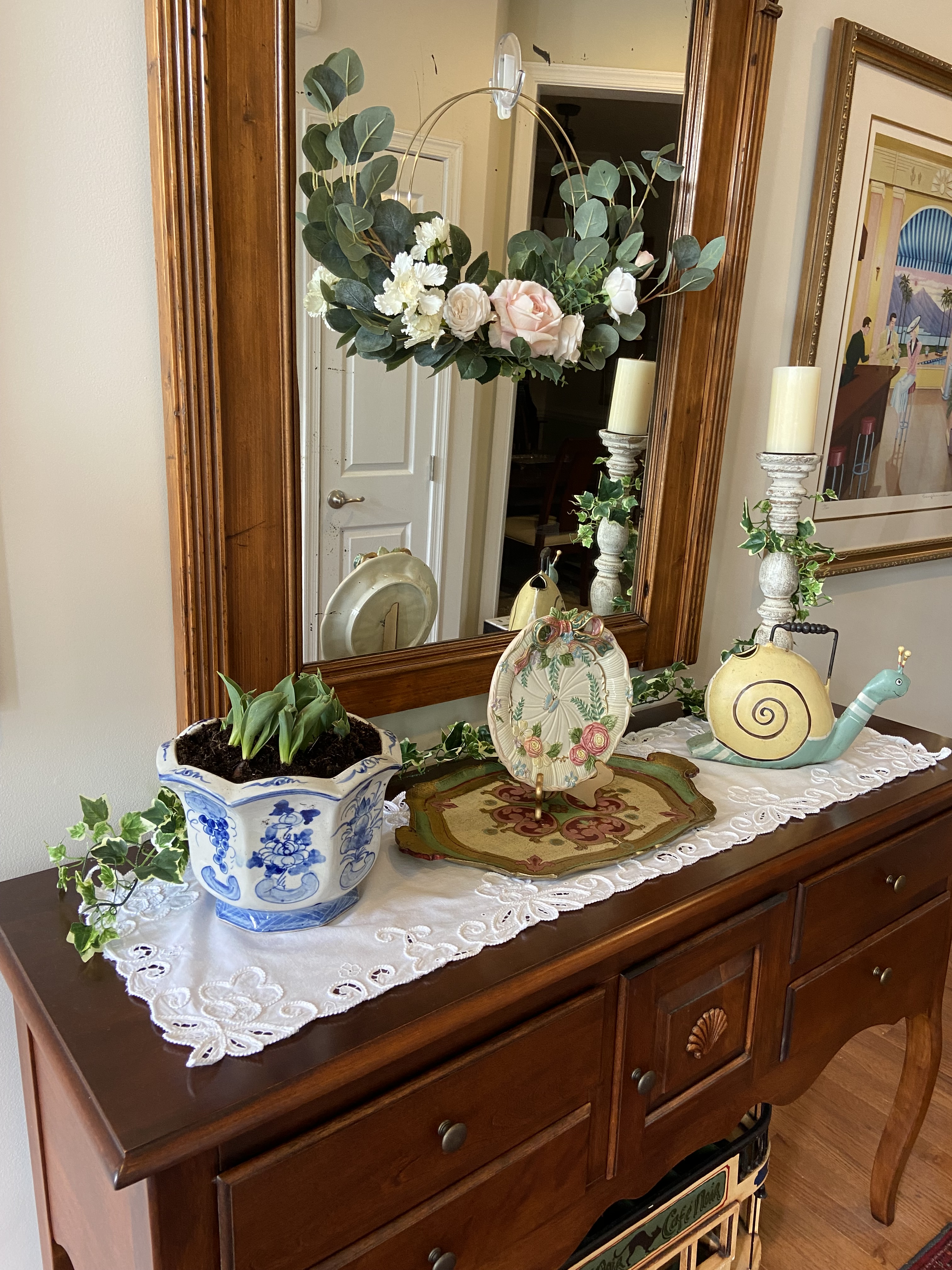 Spring in the Entranceway