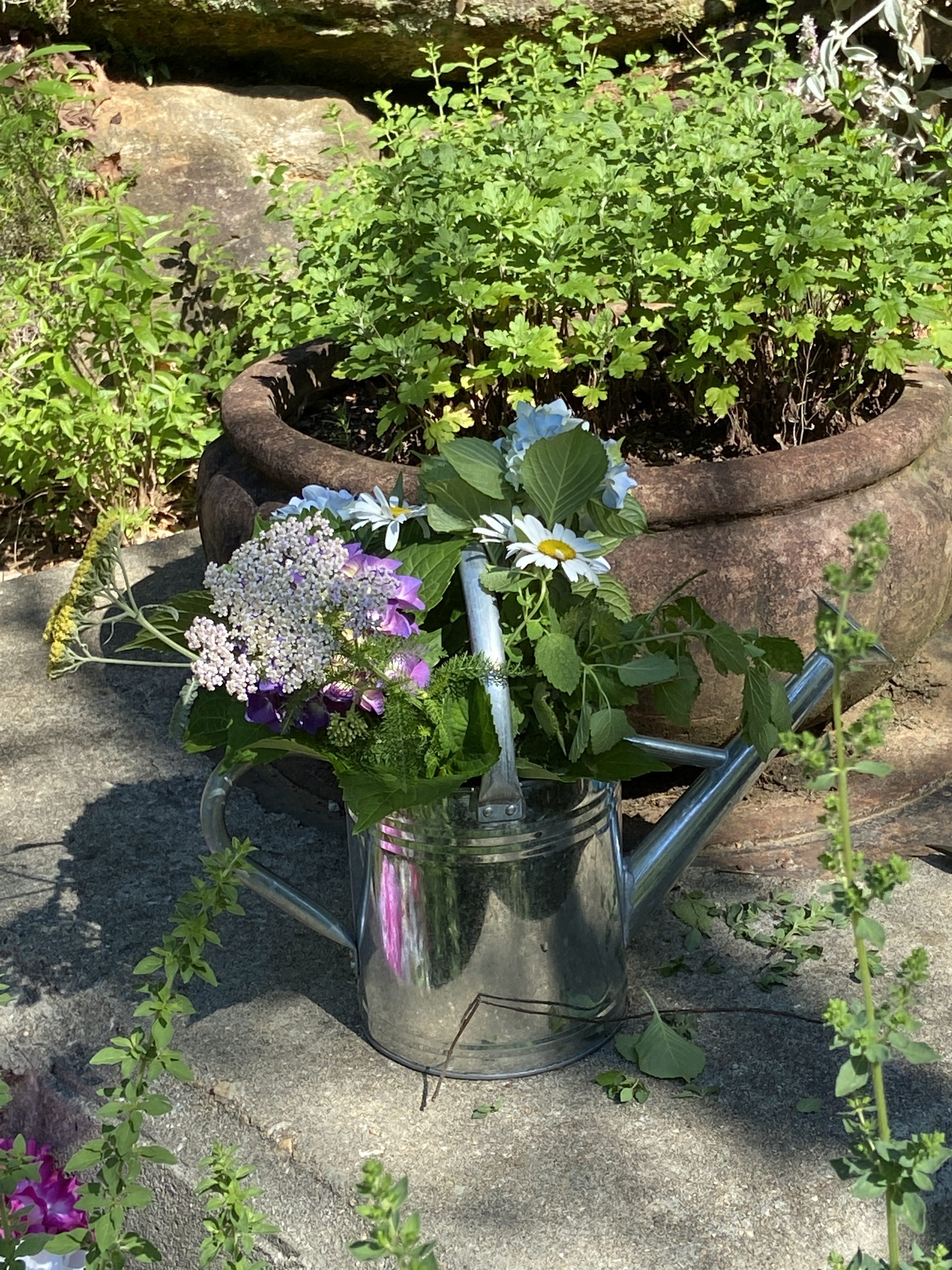 Outdoor Flower Vignette on Sunday