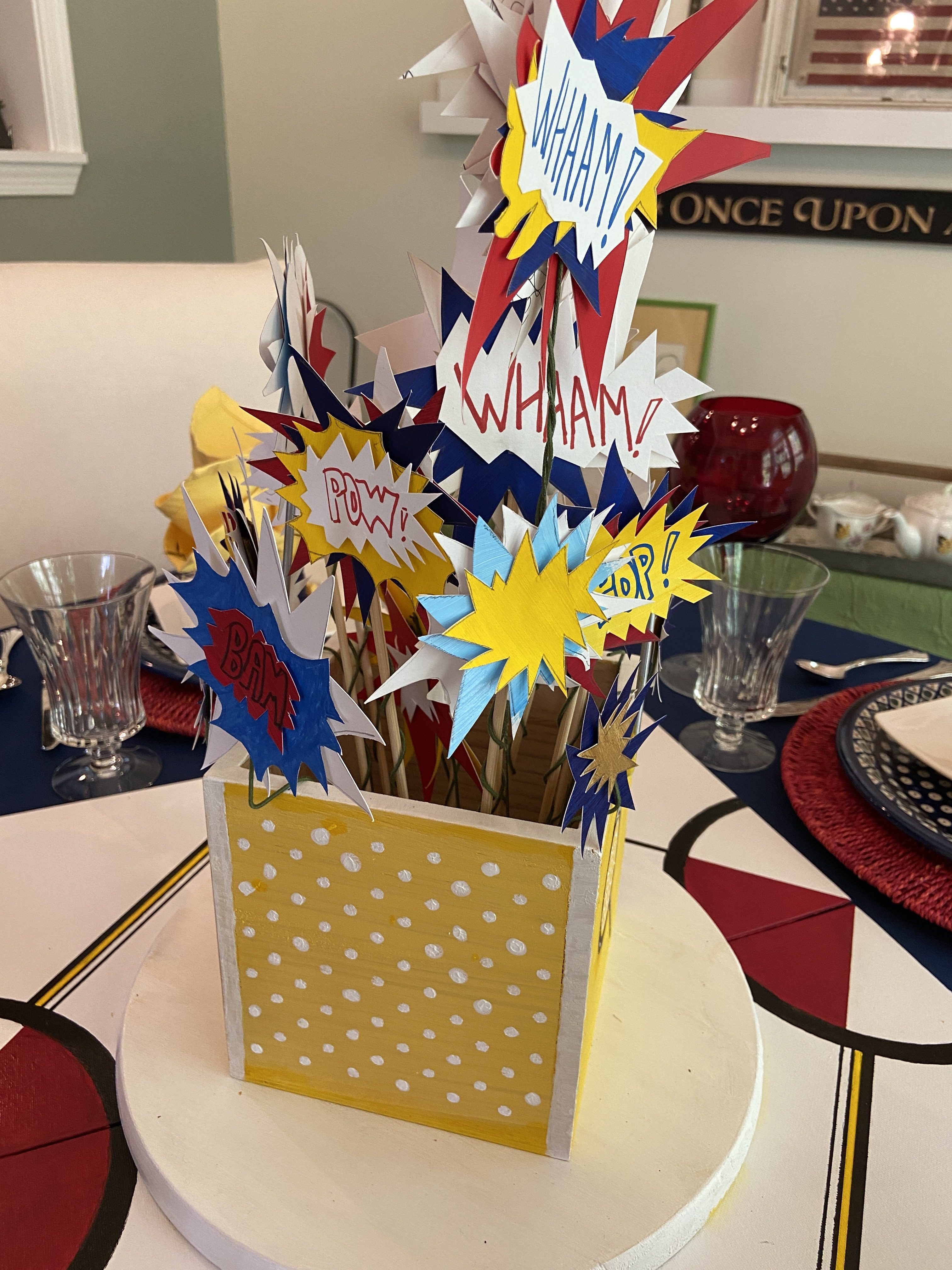 Tablescape…In Search of Roy Lichtenstein