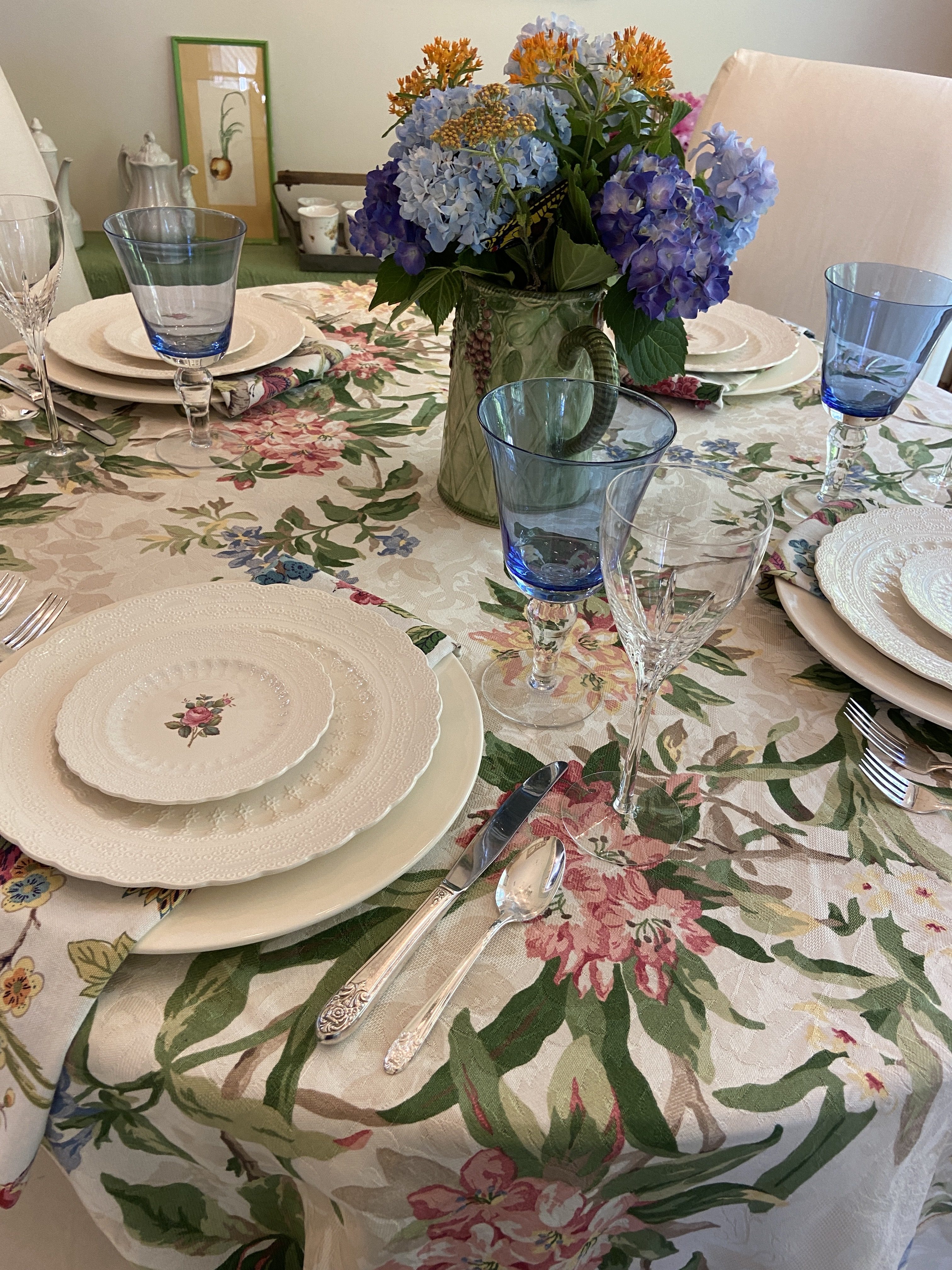 A Little Garden tablescape