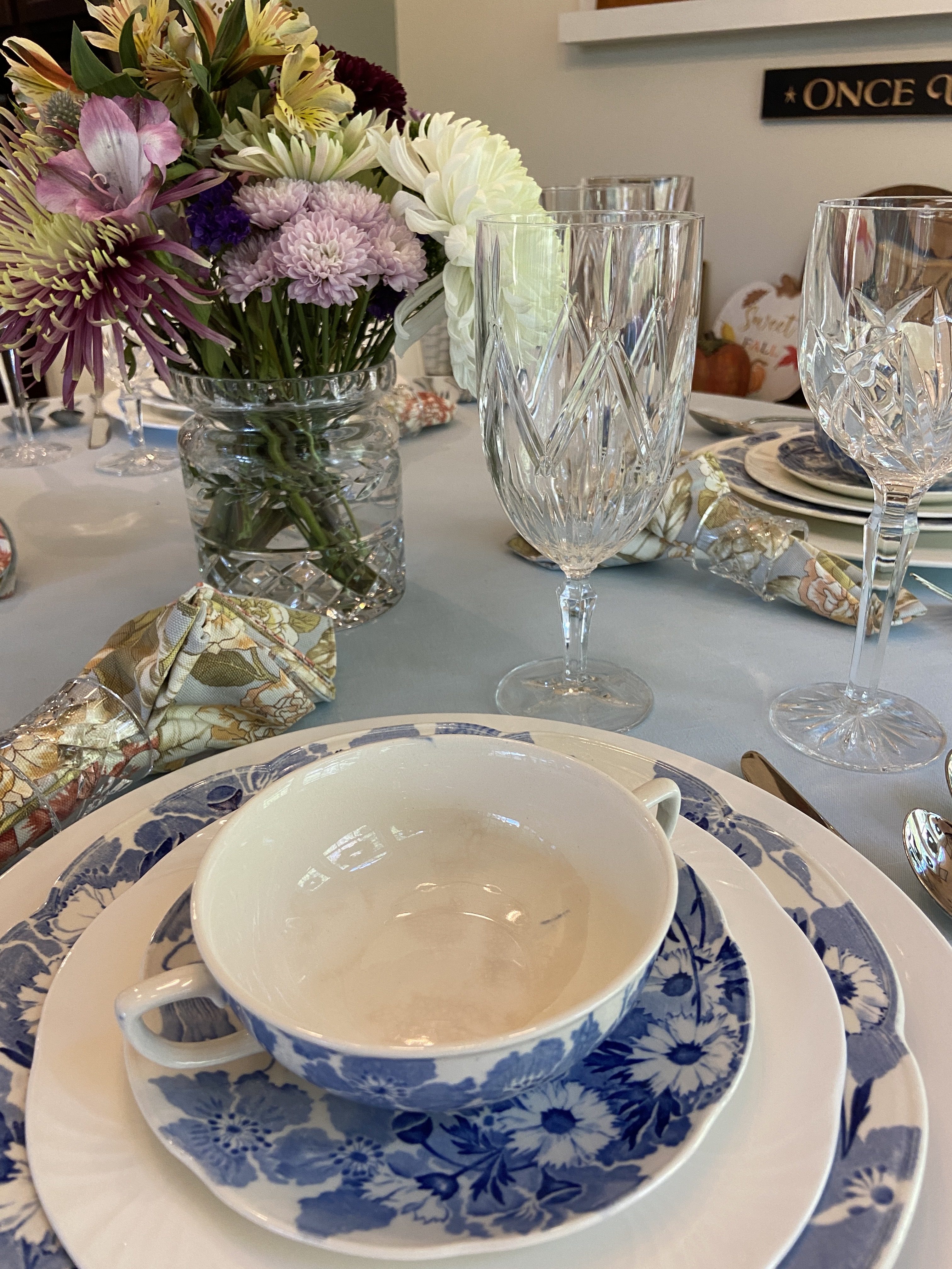 End of Summer Table Setting