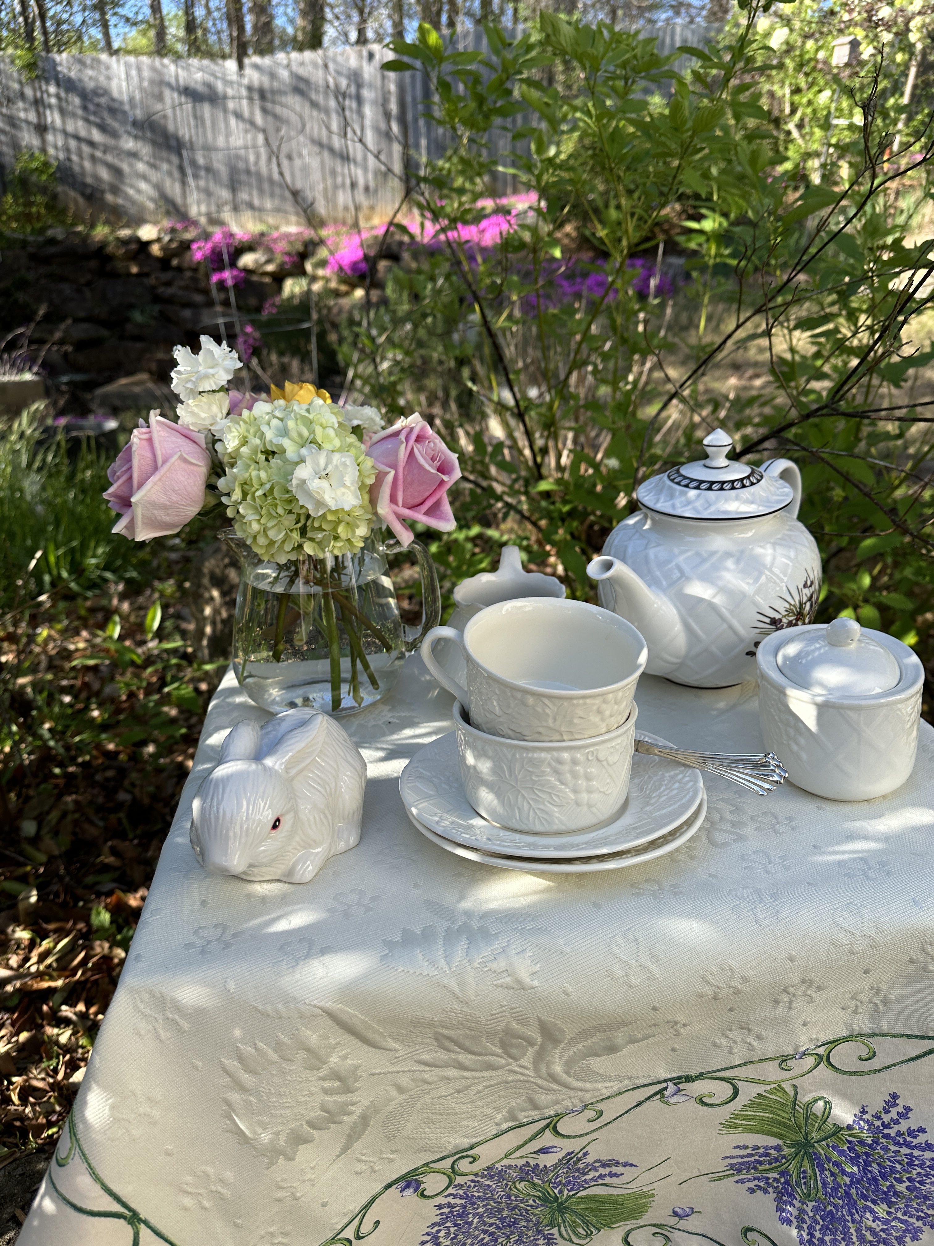 Tea and the Garden