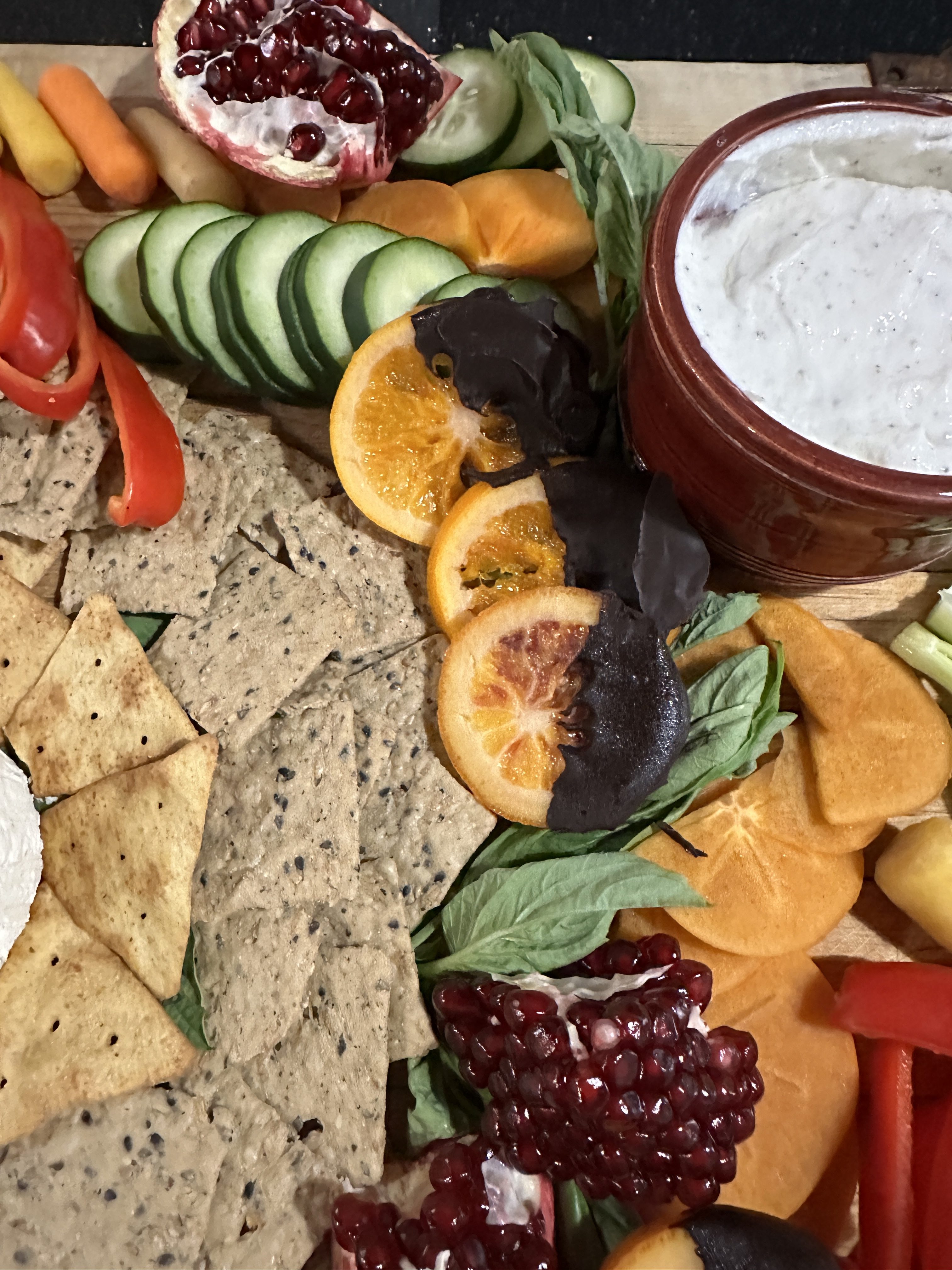 Great Charcuterie and Pumpkin Pie