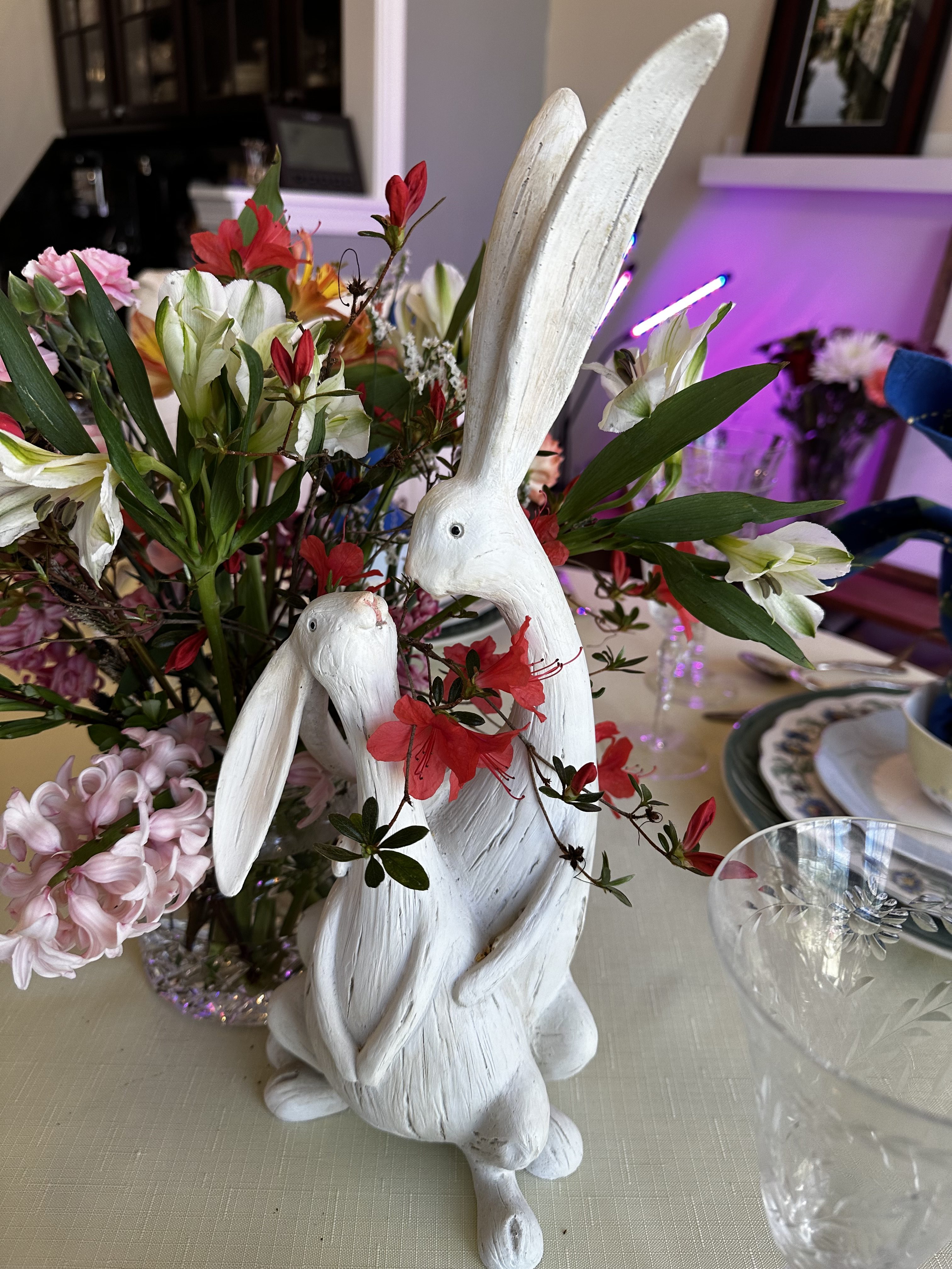 Simple Bunny Table Setting