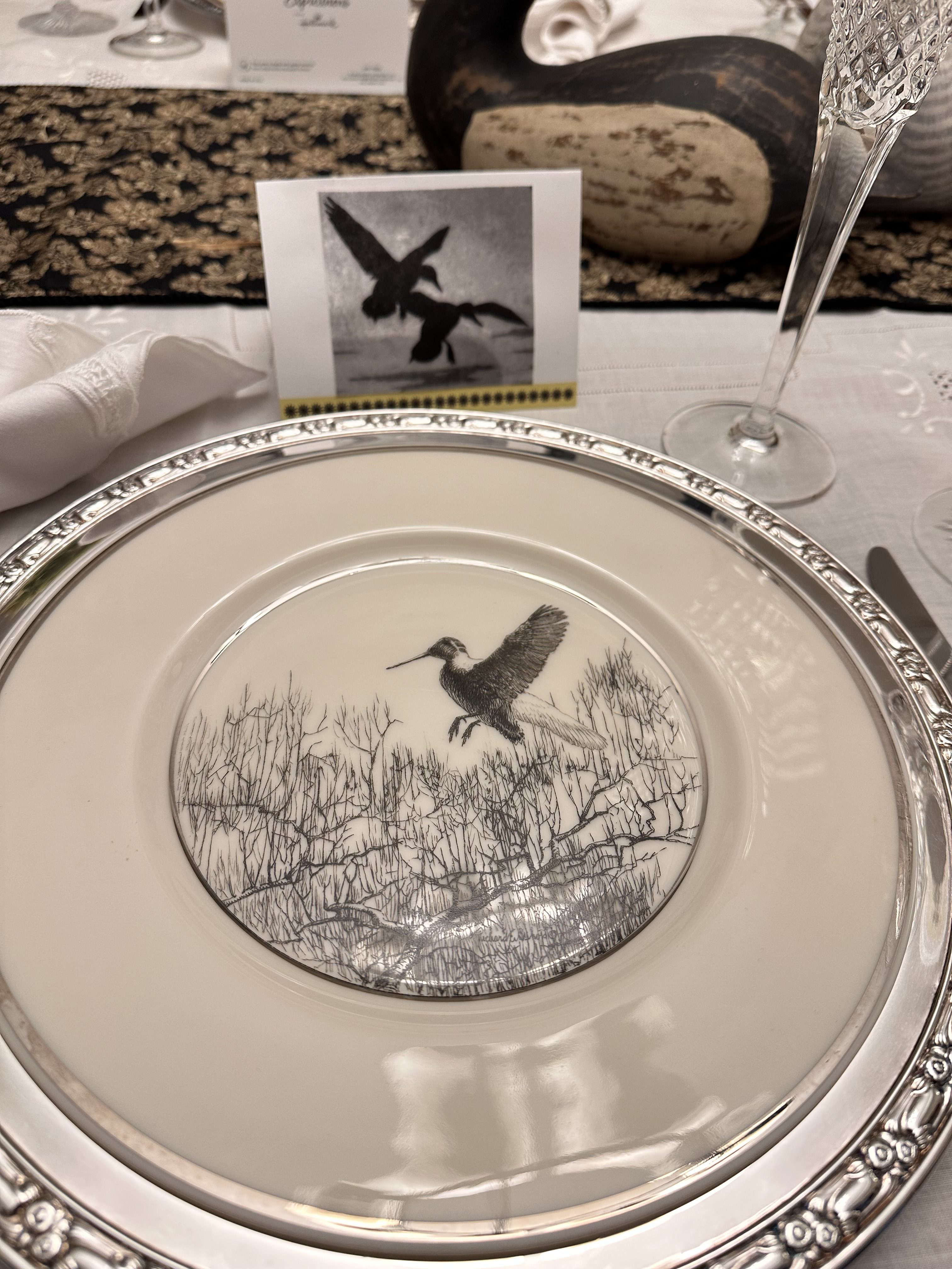Wild Birds Tablescape